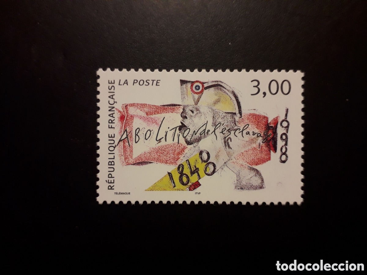Sellos: FRANCIA YVERT 3148 SERIE COMPLETA NUEVA *** 1998 ABOLICI&Oacute;N DE LA ESCLAVITUD PEDIDO M&Iacute;NIMO 3&euro;