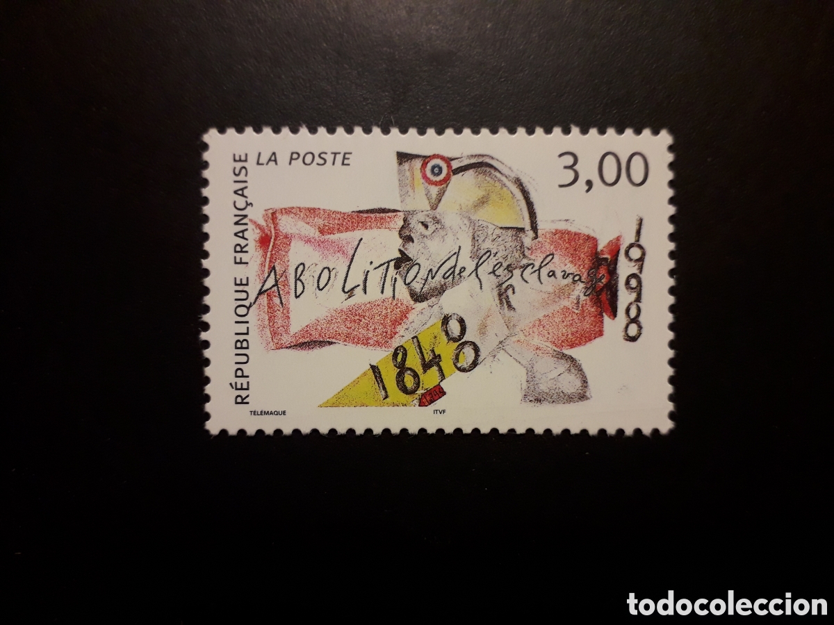 Sellos: FRANCIA YVERT 3148 SERIE COMPLETA NUEVA *** 1998 ABOLICI&Oacute;N DE LA ESCLAVITUD PEDIDO M&Iacute;NIMO 3&euro;