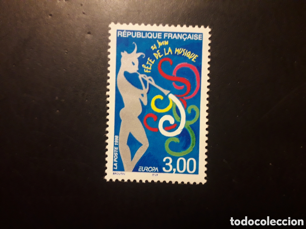 Sellos: FRANCIA YVERT 3166 SERIE COMPLETA NUEVA *** 1998 EUROPA FESTIVAL DE M&Uacute;SICA DIOS PAN PEDIDO M&Iacute;NIMO 3&euro;