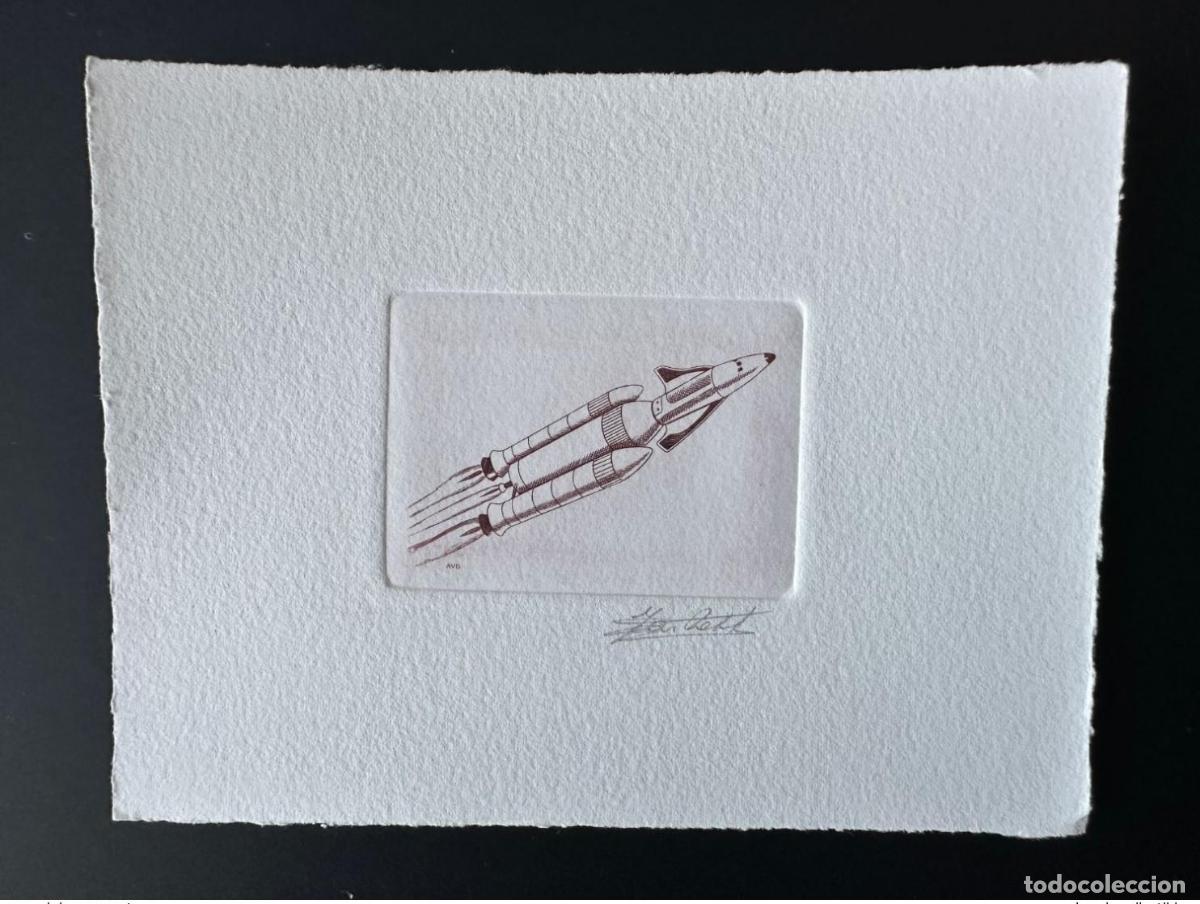 Sellos: B&eacute;lgica 1991 COB 2407 Artist proof Espace Hermes Shuttle Europa CEPT red