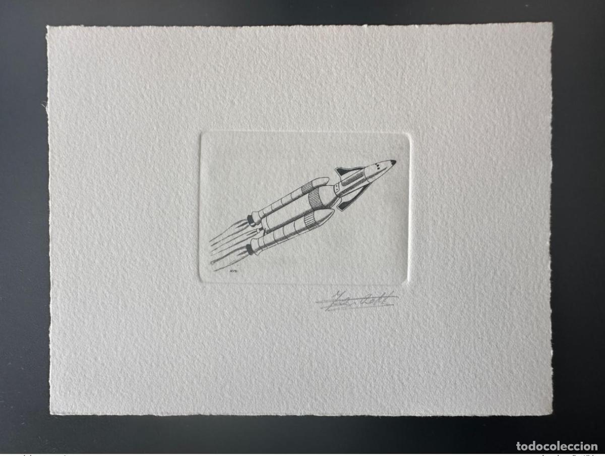 Sellos: B&eacute;lgica 1991 COB 2407 Artist proof Espace Hermes Shuttle Europa CEPT black