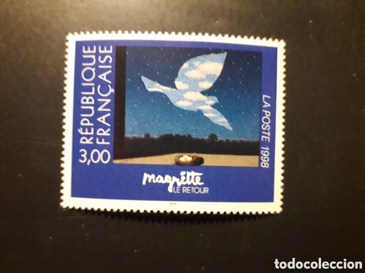 Sellos: FRANCIA YVERT 3145 SERIE COMPLETA NUEVA *** 1998 PINTURAS, REN&Eacute; MAGRITTE PEDIDO M&Iacute;NIMO 3&euro;