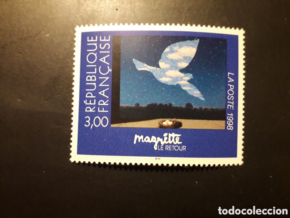 Sellos: FRANCIA YVERT 3145 SERIE COMPLETA NUEVA *** 1998 PINTURAS, REN&Eacute; MAGRITTE PEDIDO M&Iacute;NIMO 3&euro;