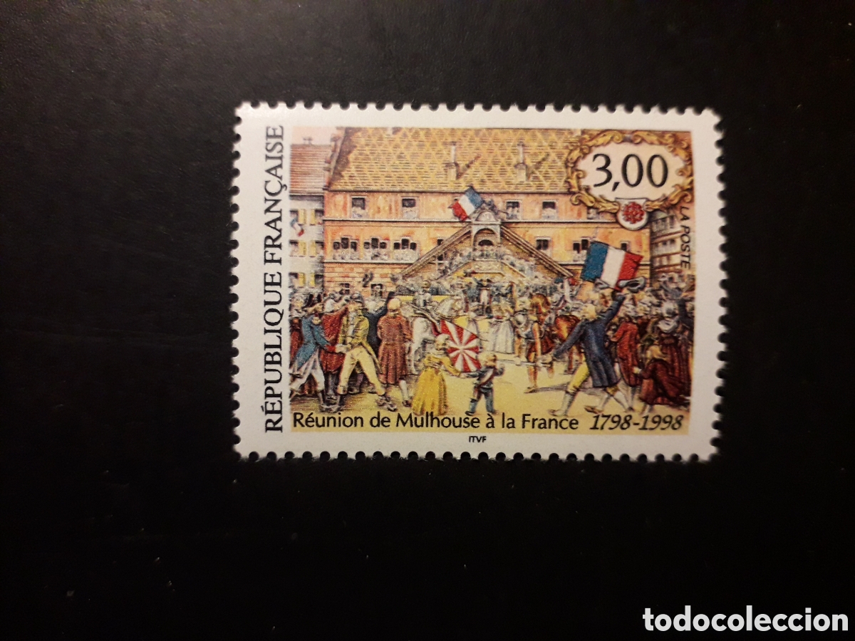 Sellos: FRANCIA YVERT 3142 SERIE COMPLETA NUEVA *** 1998 REP&Uacute;BLICA DE MULHOUSE PEDIDO M&Iacute;NIMO 3&euro;