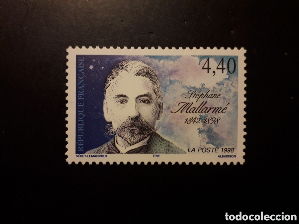 Sellos: FRANCIA YVERT 3171 SERIE COMPLETA NUEVA *** 1998 MALLARM&Eacute;, POES&Iacute;A LITERATURA PEDIDO M&Iacute;NIMO 3&euro;