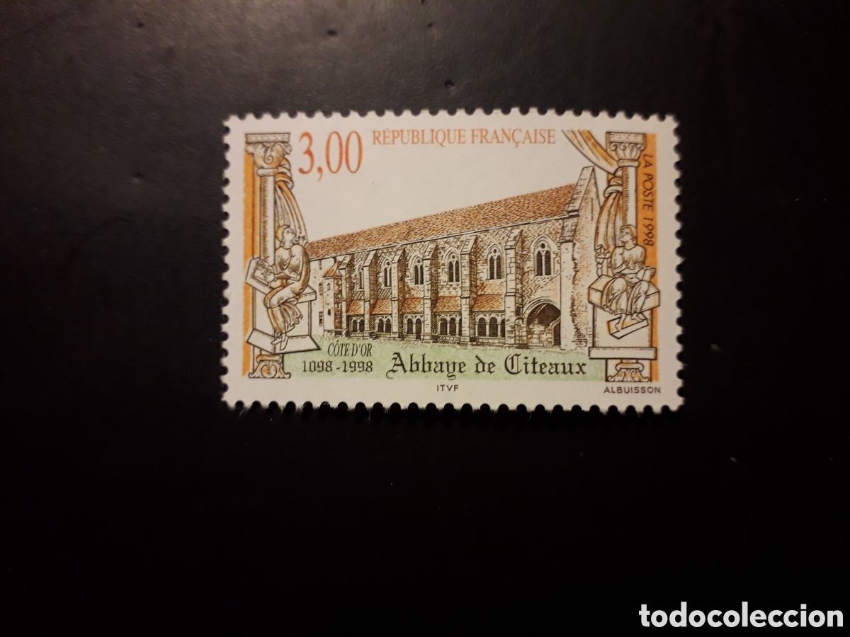 Sellos: FRANCIA YVERT 3143 SERIE COMPLETA NUEVA *** 1998 ABAD&Iacute;A DE CITEAUX PEDIDO M&Iacute;NIMO 3&euro;