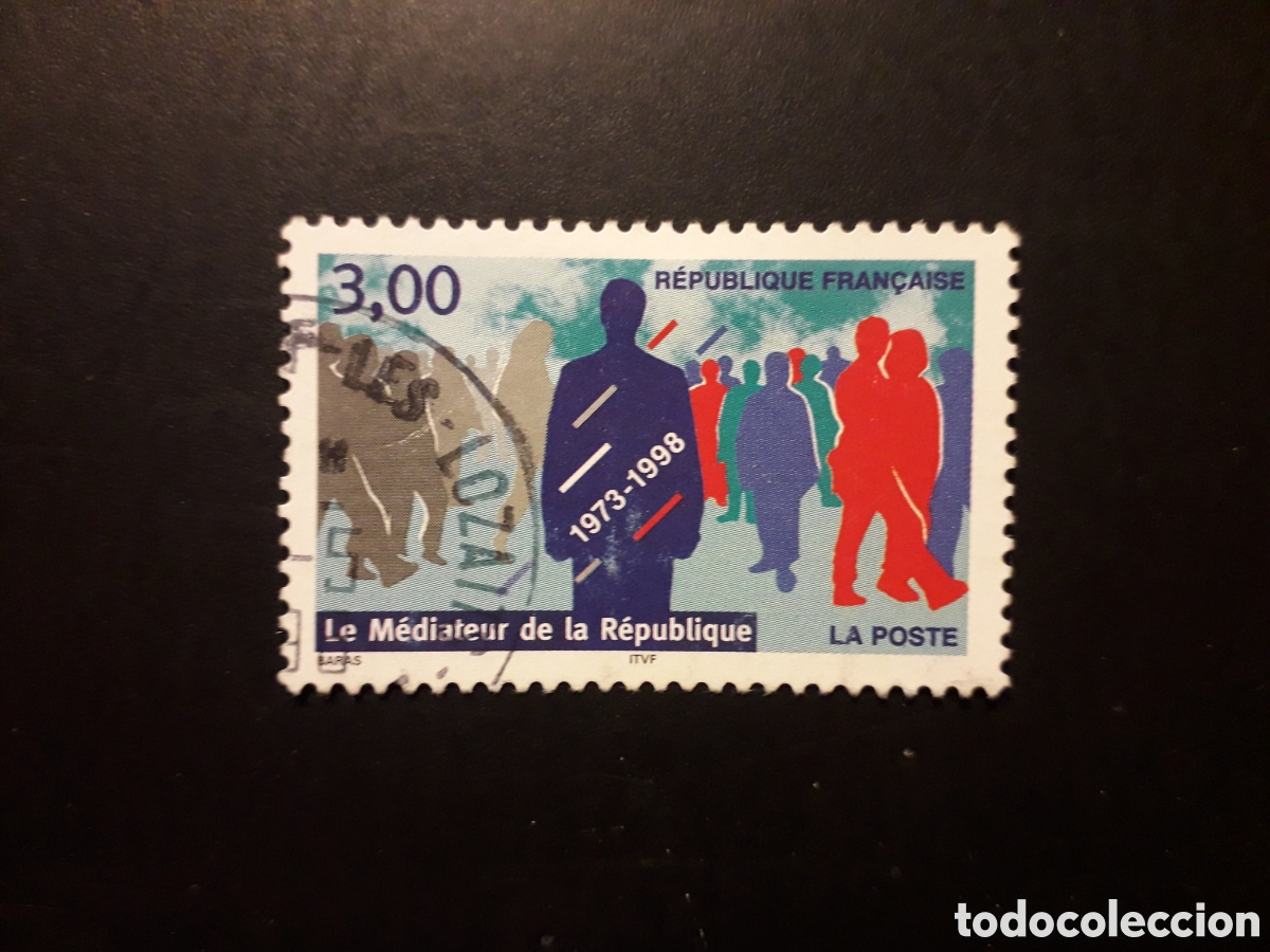 Sellos: FRANCIA YVERT 3134 SERIE COMPLETA USADA 1998 LA FIGURA DEL MEDIADOR PEDIDO M&Iacute;NIMO 3&euro;