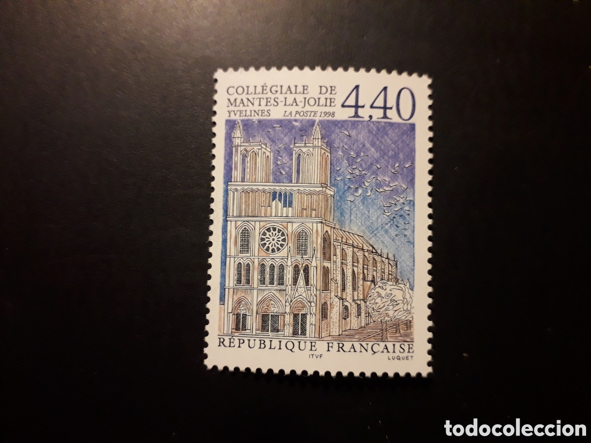 Sellos: FRANCIA YVERT 3180 SERIE COMPLETA NUEVA *** 1998 COLEGIATA MANTES LA JOIE PEDIDO M&Iacute;NIMO 3&euro;