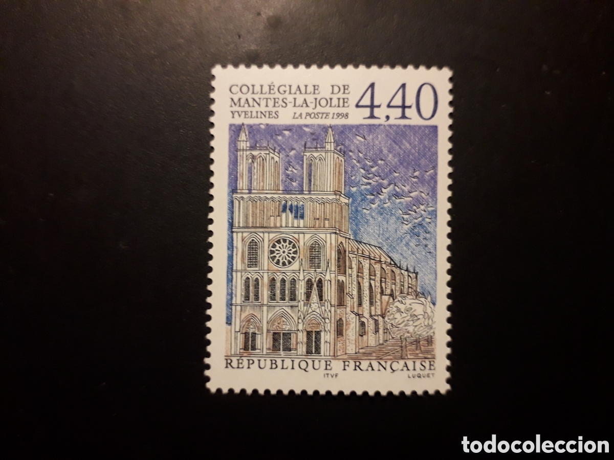 Sellos: FRANCIA YVERT 3180 SERIE COMPLETA NUEVA *** 1998 COLEGIATA MANTES LA JOIE PEDIDO M&Iacute;NIMO 3&euro;