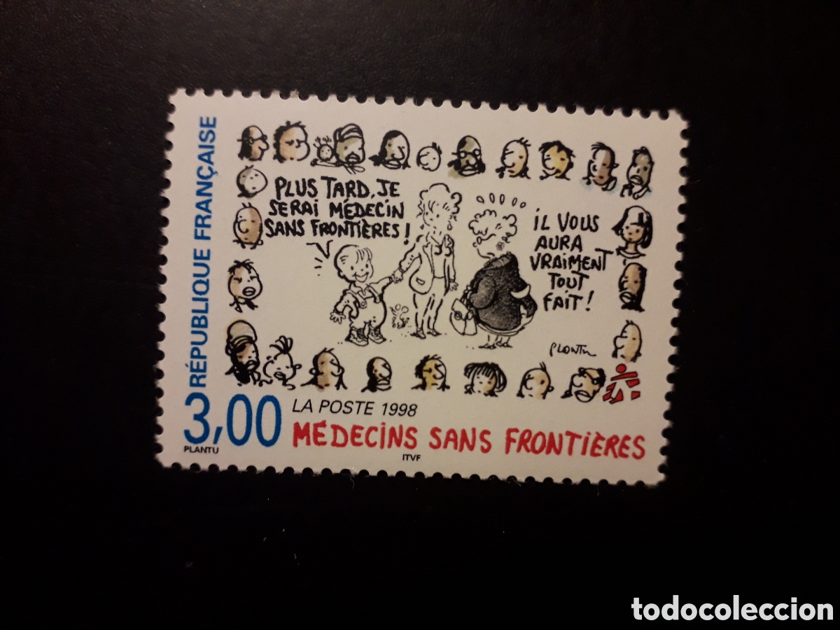 Sellos: FRANCIA YVERT 3205 SERIE COMPLETA NUEVA *** 1998 M&Eacute;DICOS SIN FRONTERAS, MEDICINA PEDIDO M&Iacute;NIMO 3&euro;