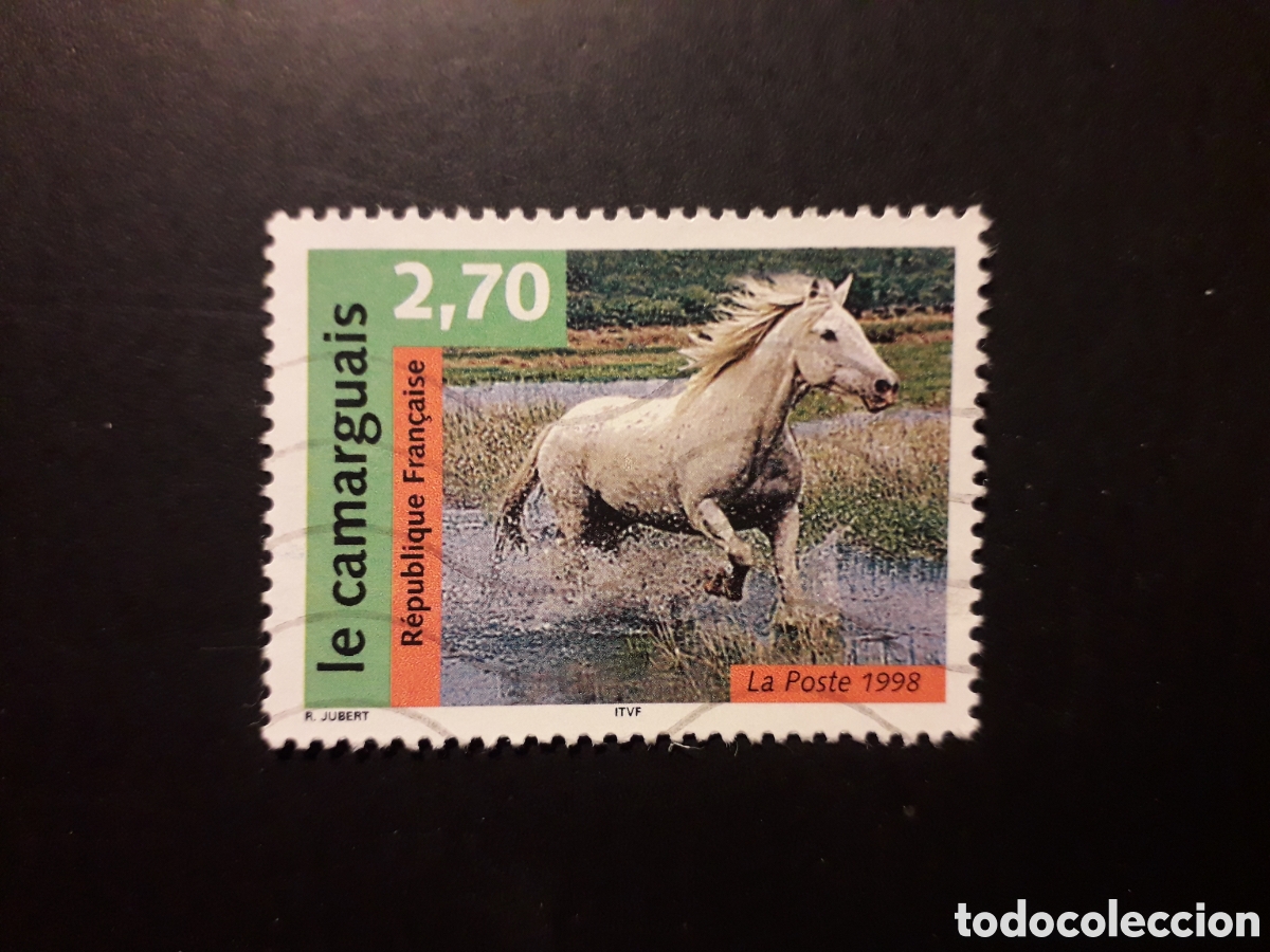 Sellos: FRANCIA YVERT 3182 SELLO SUELTO USADO 1998 FAUNA, CABALLOS PEDIDO M&Iacute;NIMO 3&euro;