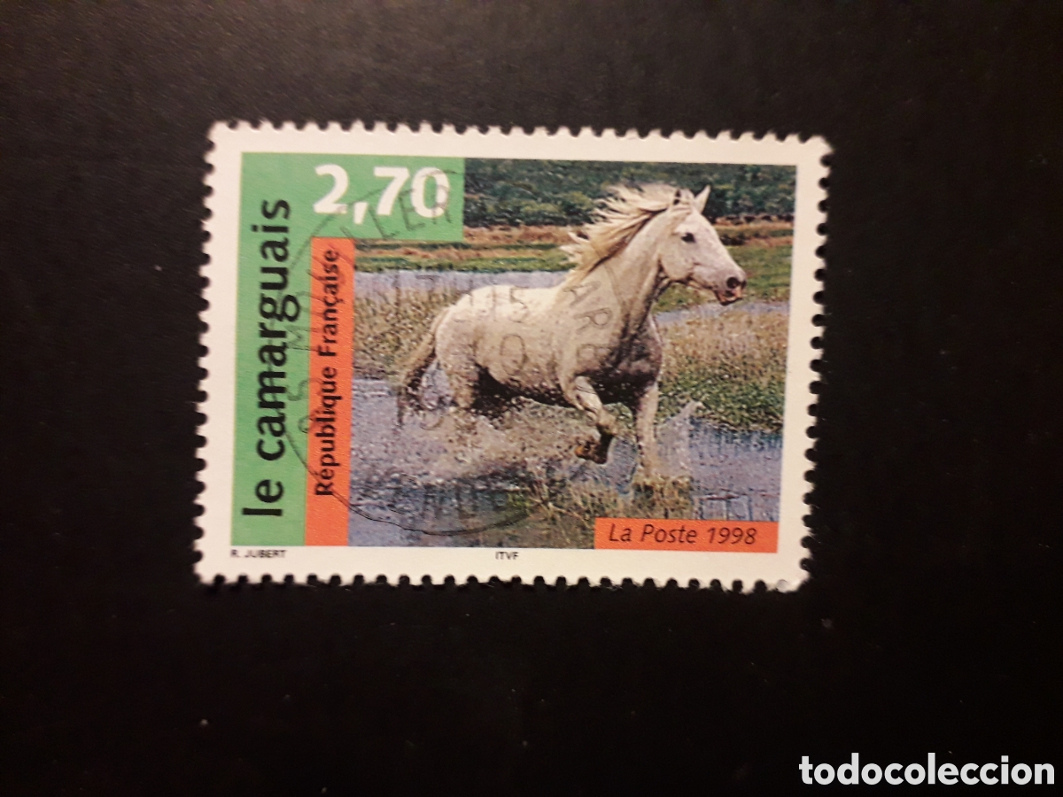 Sellos: FRANCIA YVERT 3182 SELLO SUELTO USADO 1998 FAUNA, CABALLOS PEDIDO M&Iacute;NIMO 3&euro;