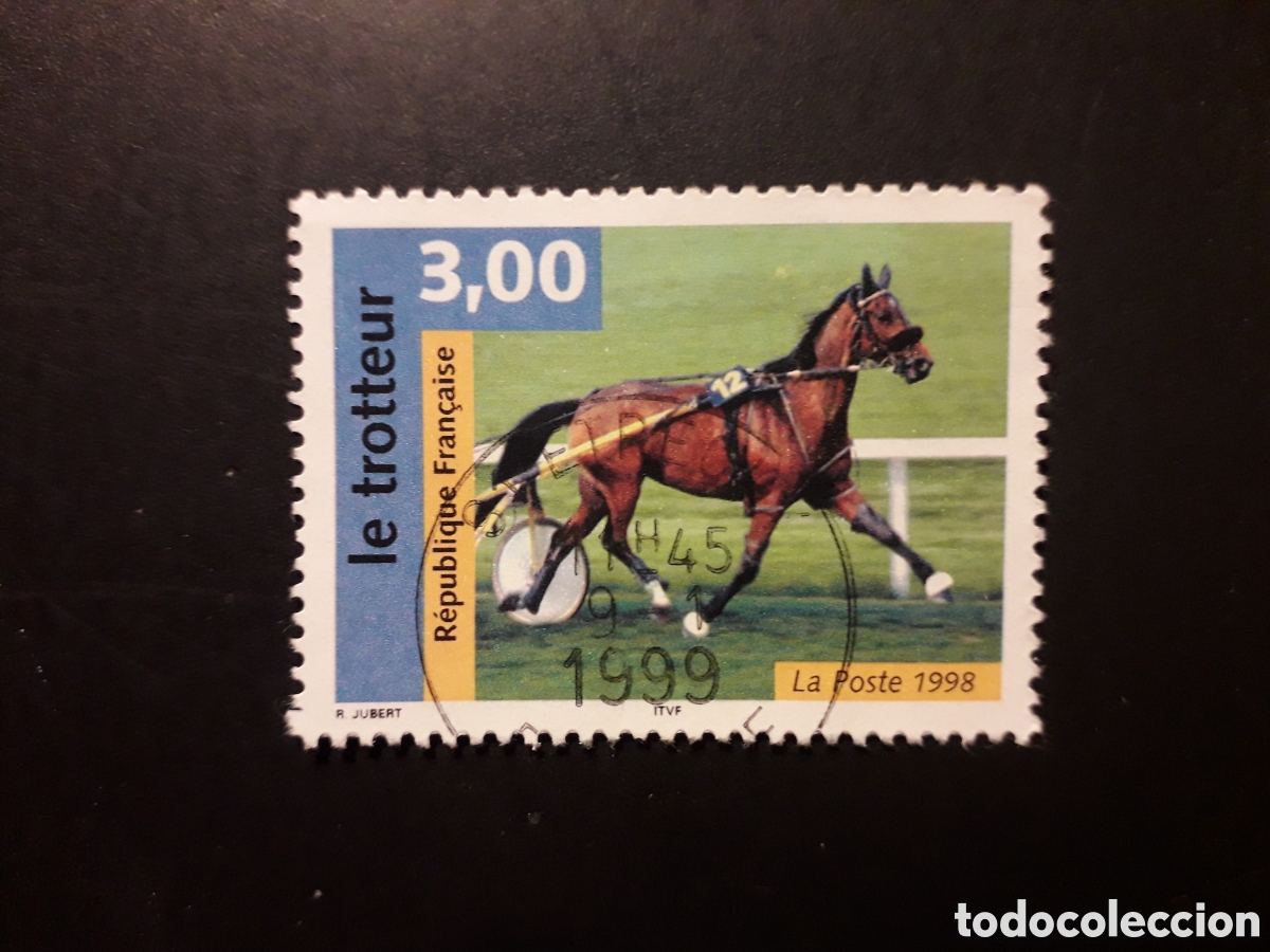 Sellos: FRANCIA YVERT 3183 SELLO SUELTO USADO 1998 FAUNA, CABALLOS PEDIDO M&Iacute;NIMO 3&euro;