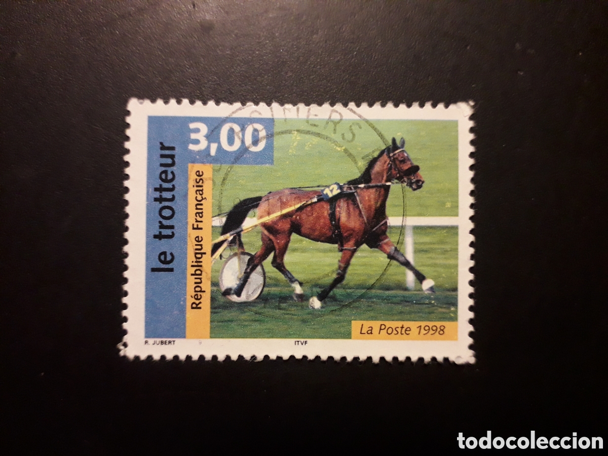 Sellos: FRANCIA YVERT 3183 SELLO SUELTO USADO 1998 FAUNA, CABALLOS PEDIDO M&Iacute;NIMO 3&euro;