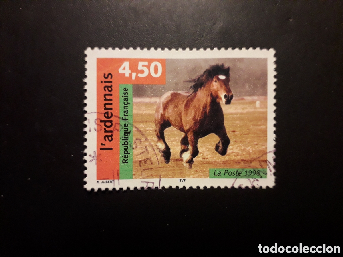 Sellos: FRANCIA YVERT 3185 SELLO SUELTO USADO 1998 FAUNA, CABALLOS PEDIDO M&Iacute;NIMO 3&euro;