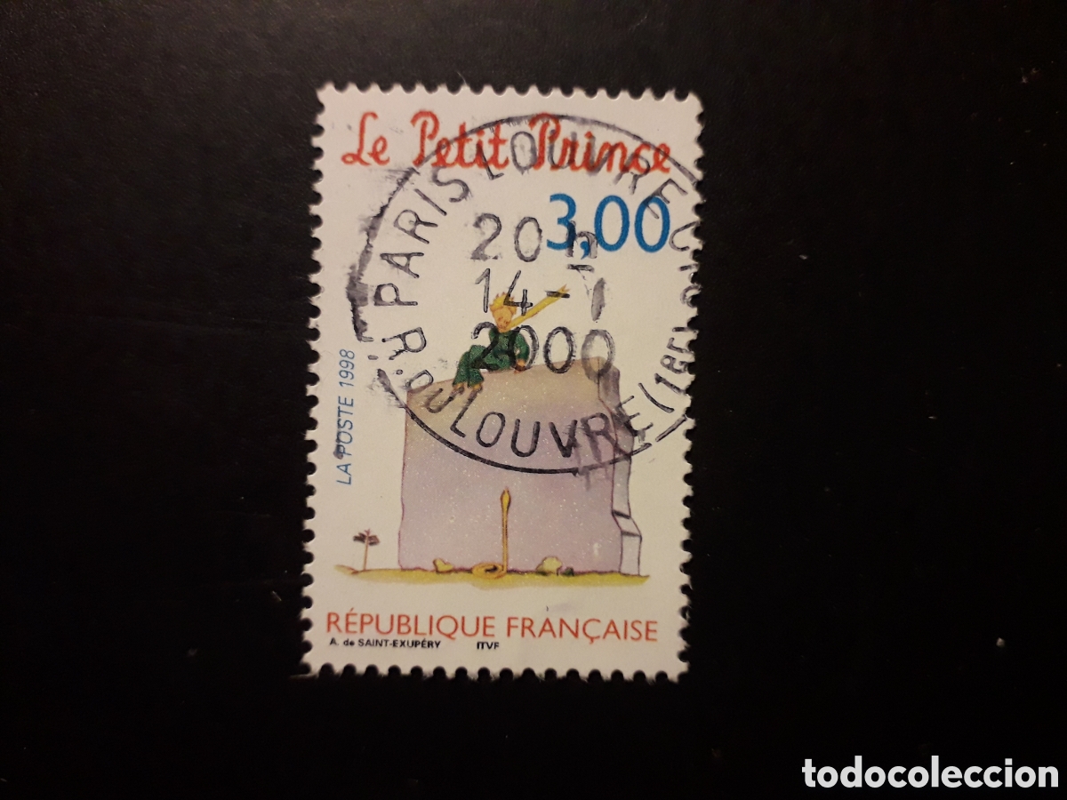 Sellos: FRANCIA YVERT 3175 SELLO SUELTO USADO 1998 EL PRINCIPITO, SAINT EXUP&Eacute;RY, LITERATURA PEDIDO M&Iacute;NIMO 3&euro;