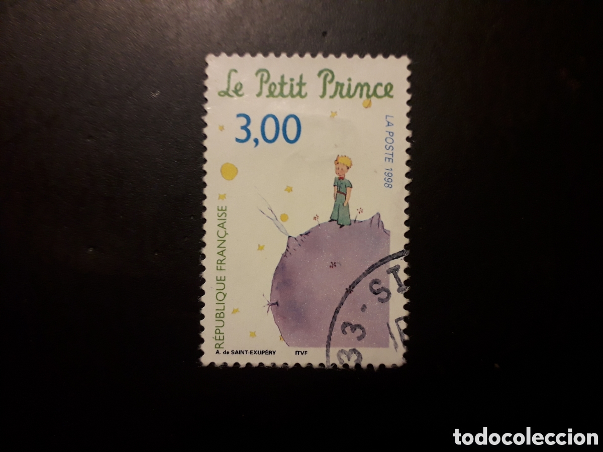 Sellos: FRANCIA YVERT 3176 SELLO SUELTO USADO 1998 EL PRINCIPITO SAINT EXUP&Eacute;RY, LITERATURA PEDIDO M&Iacute;NIMO 3&euro;