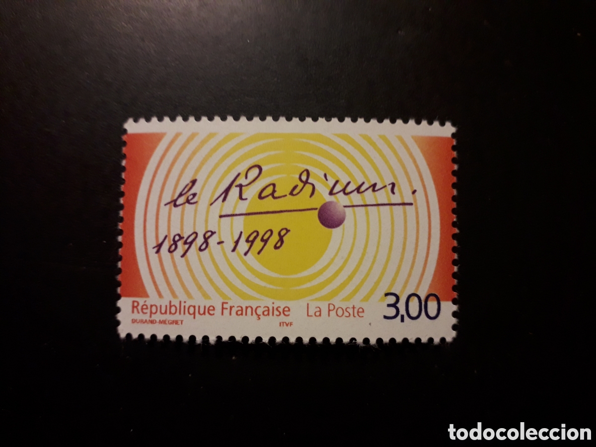 Sellos: FRANCIA YVERT 3210 SERIE COMPLETA NUEVA *** 1998 EL RADIO MARIE Y PIERRE CURIE, PEDIDO M&Iacute;NIMO 3&euro;