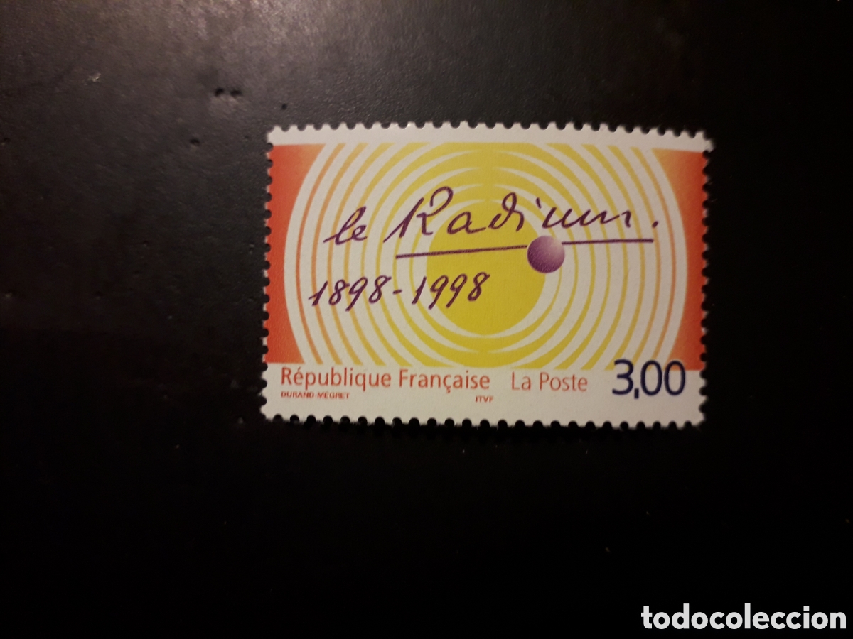 Sellos: FRANCIA YVERT 3210 SERIE COMPLETA NUEVA *** 1998 EL RADIO MARIE Y PIERRE CURIE, PEDIDO M&Iacute;NIMO 3&euro;