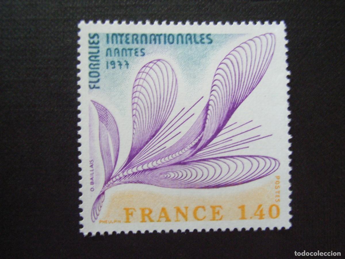Sellos: FRANCIA ,N&ordm; YVERT 1931***A&Ntilde;O 1977. CONCURSO FLORAL DE NANTES
