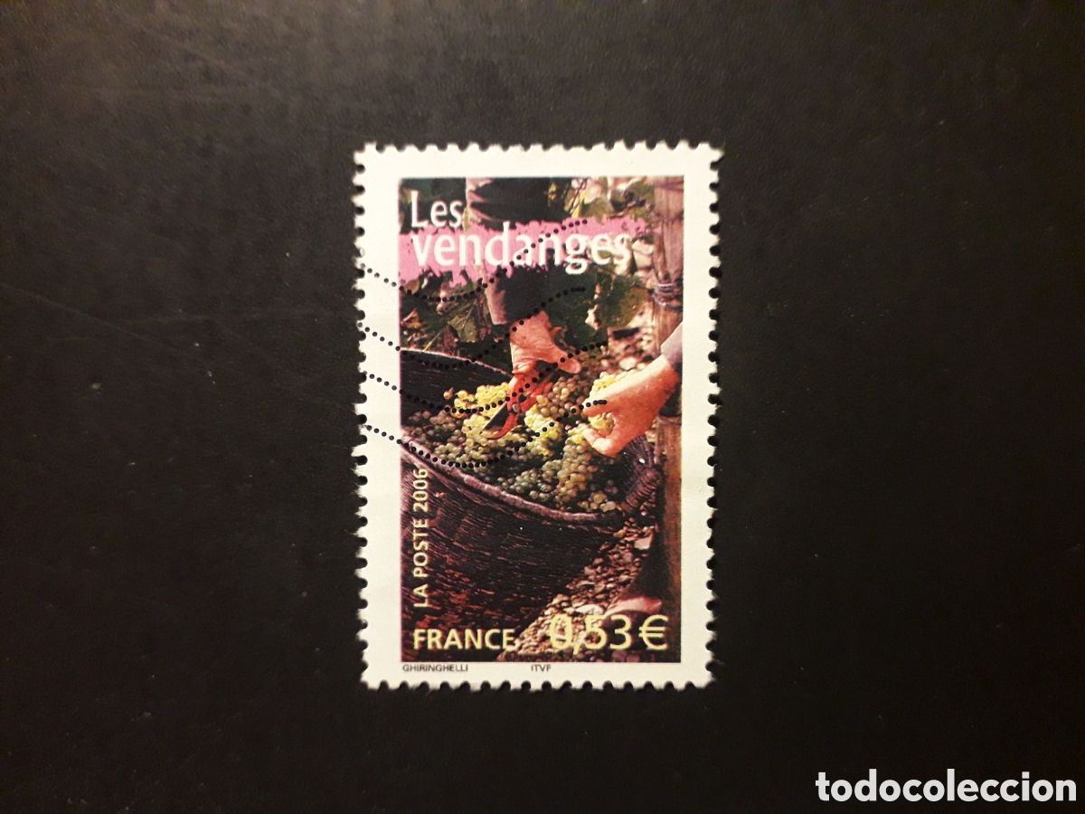 Sellos: FRANCIA YVERT 3888 SELLO SUELTO USADO 2006 REGIONES, VENDIMIA, AGRICULTURA PEDIDO M&Iacute;NIMO 3&euro;