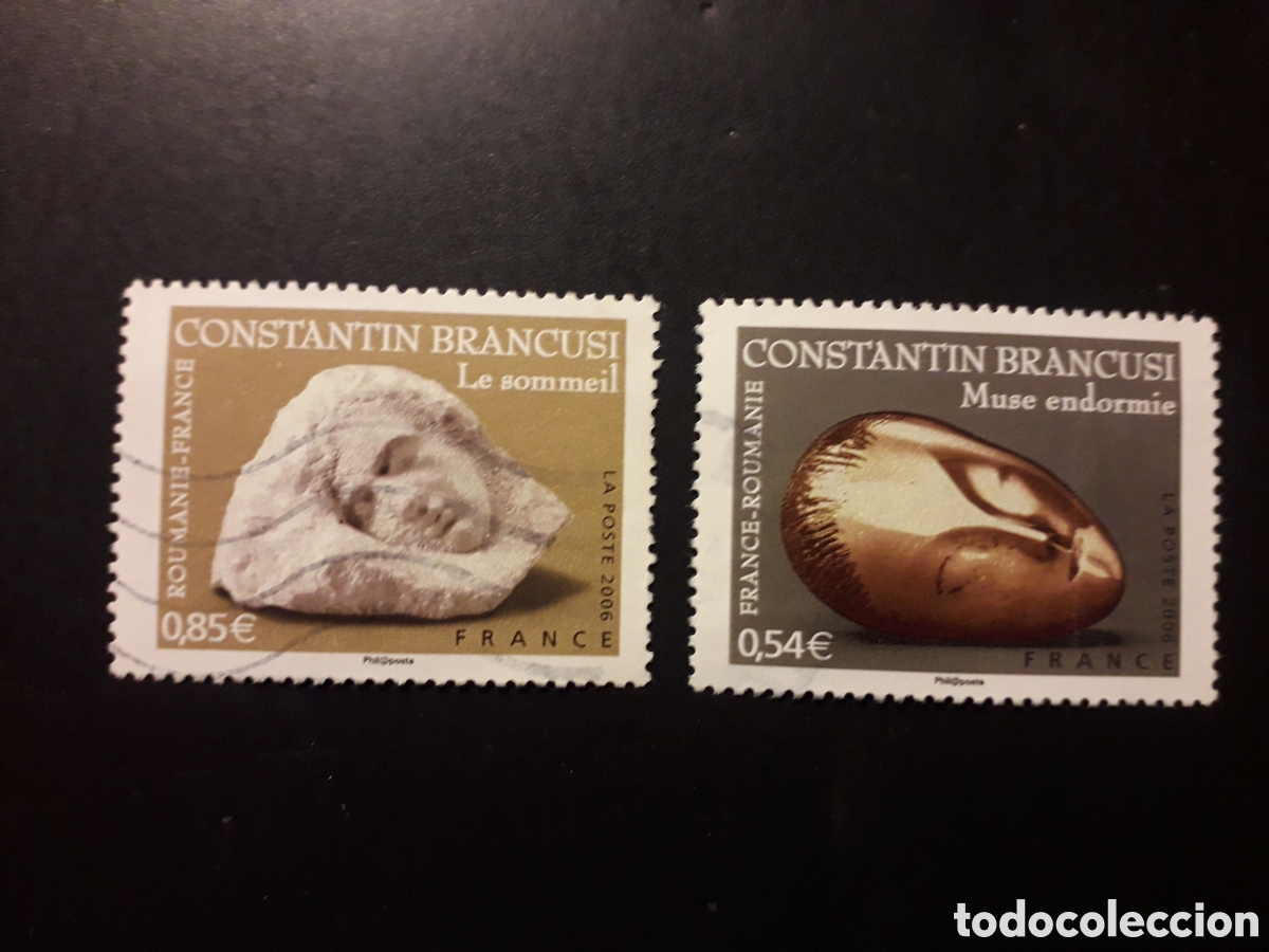 Sellos: FRANCIA YVERT 3963/4 SERIE COMPLETA USADA 2006 ESCULTURA, CONSTANTIN BRANCUSI PEDIDO M&Iacute;NIMO 3&euro;