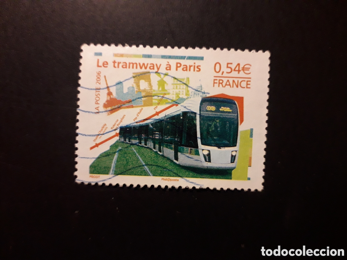 Sellos: FRANCIA YVERT 3995 SERIE COMPLETA USADA 2006 TRENES PEDIDO M&Iacute;NIMO 3&euro;