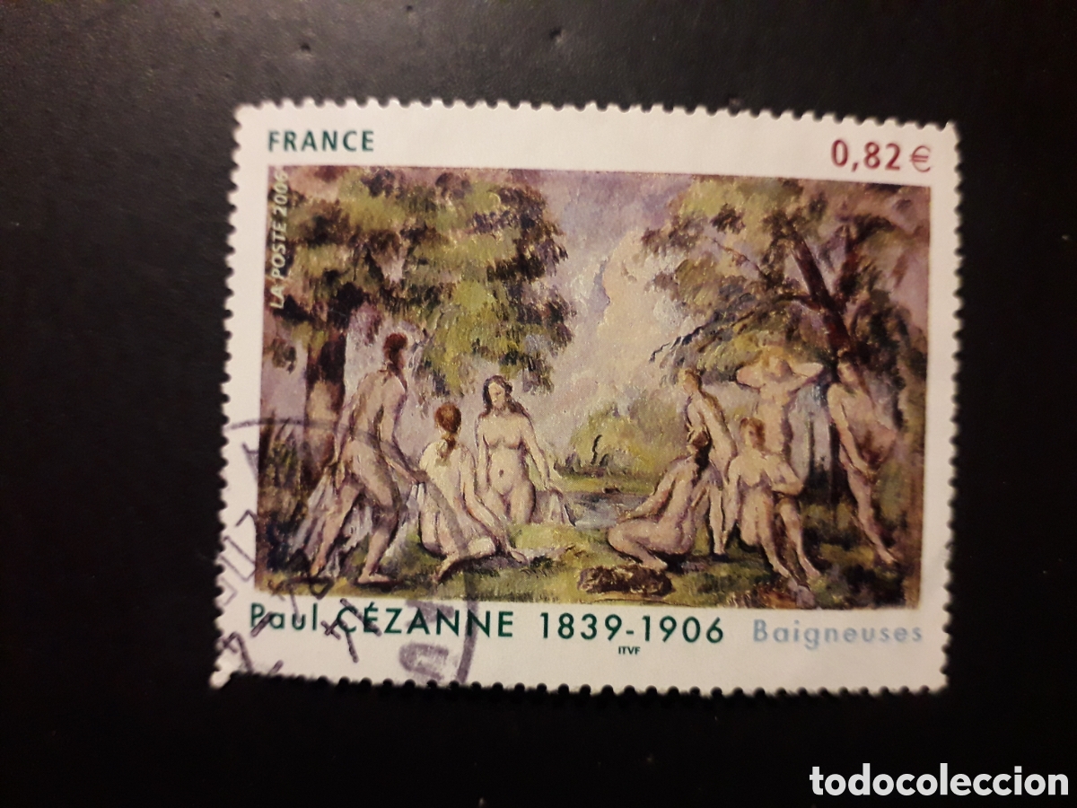 Sellos: FRANCIA YVERT 3894 SERIE COMPLETA USADA 2006 PINTURAS, C&Eacute;ZANNE, DESNUDOS PEDIDO M&Iacute;NIMO 3&euro;