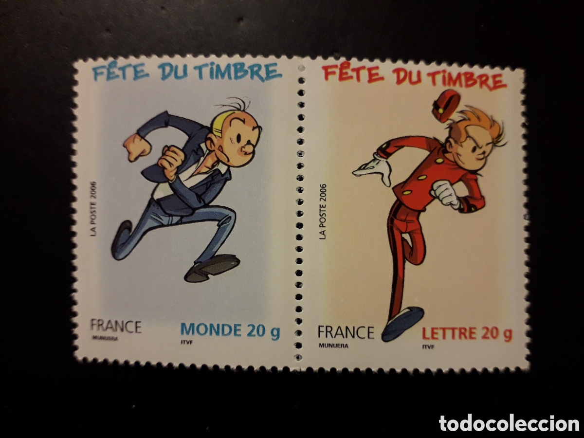Sellos: FRANCIA YVERT 3879 + 3877a SELLOS SUELTOS NUEVOS *** 2006 C&Oacute;MICS, SPIROU PEDIDO M&Iacute;NIMO 3&euro;