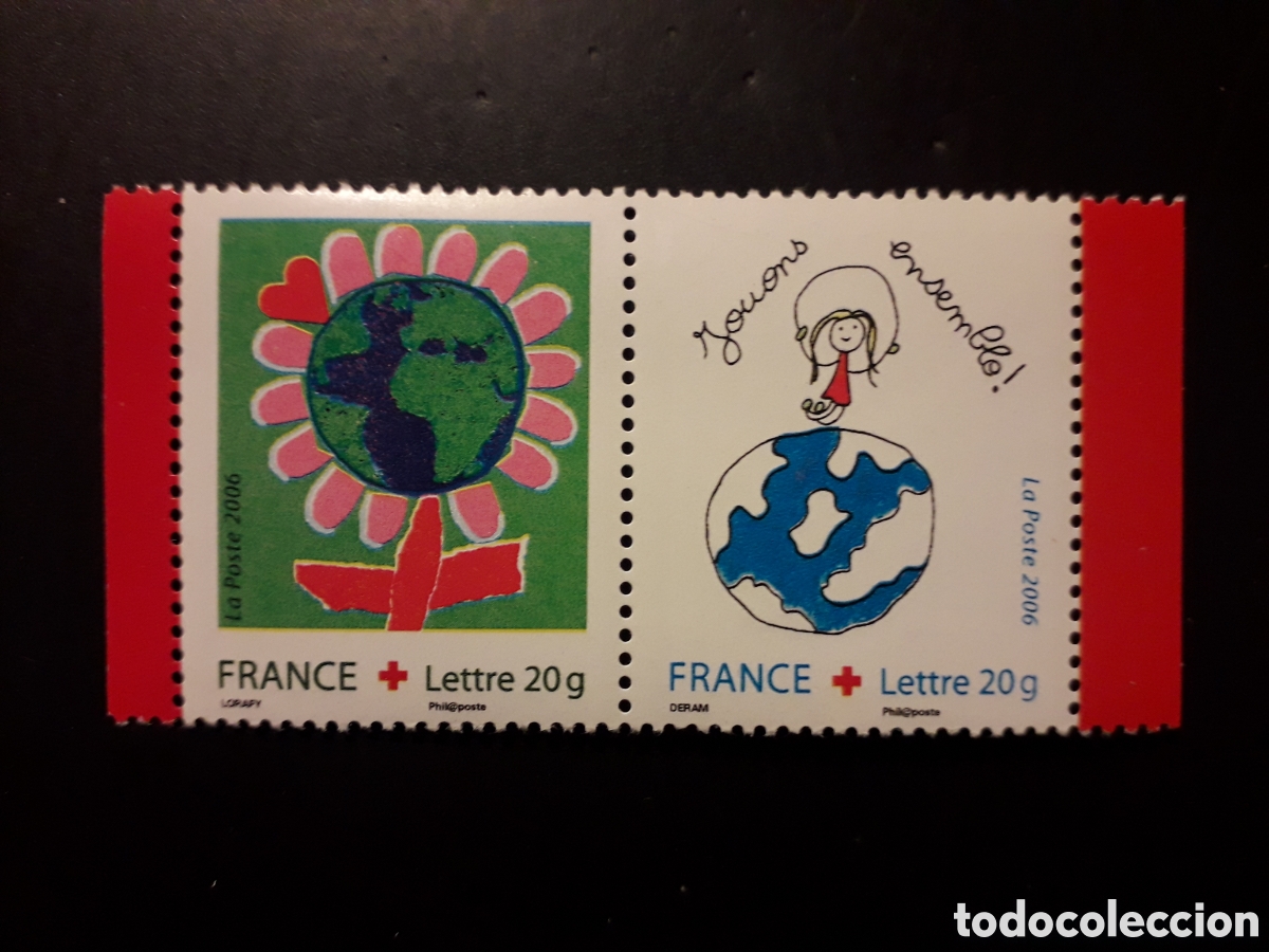 Sellos: FRANCIA YVERT 3991/2 SERIE COMPLETA NUEVA *** 2006 CRUZ ROJA PEDIDO M&Iacute;NIMO 3&euro;