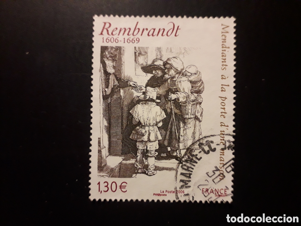 Sellos: FRANCIA YVERT 3984 SERIE COMPLETA USADA 2006 REMBRANDT PEDIDO M&Iacute;NIMO 3&euro;