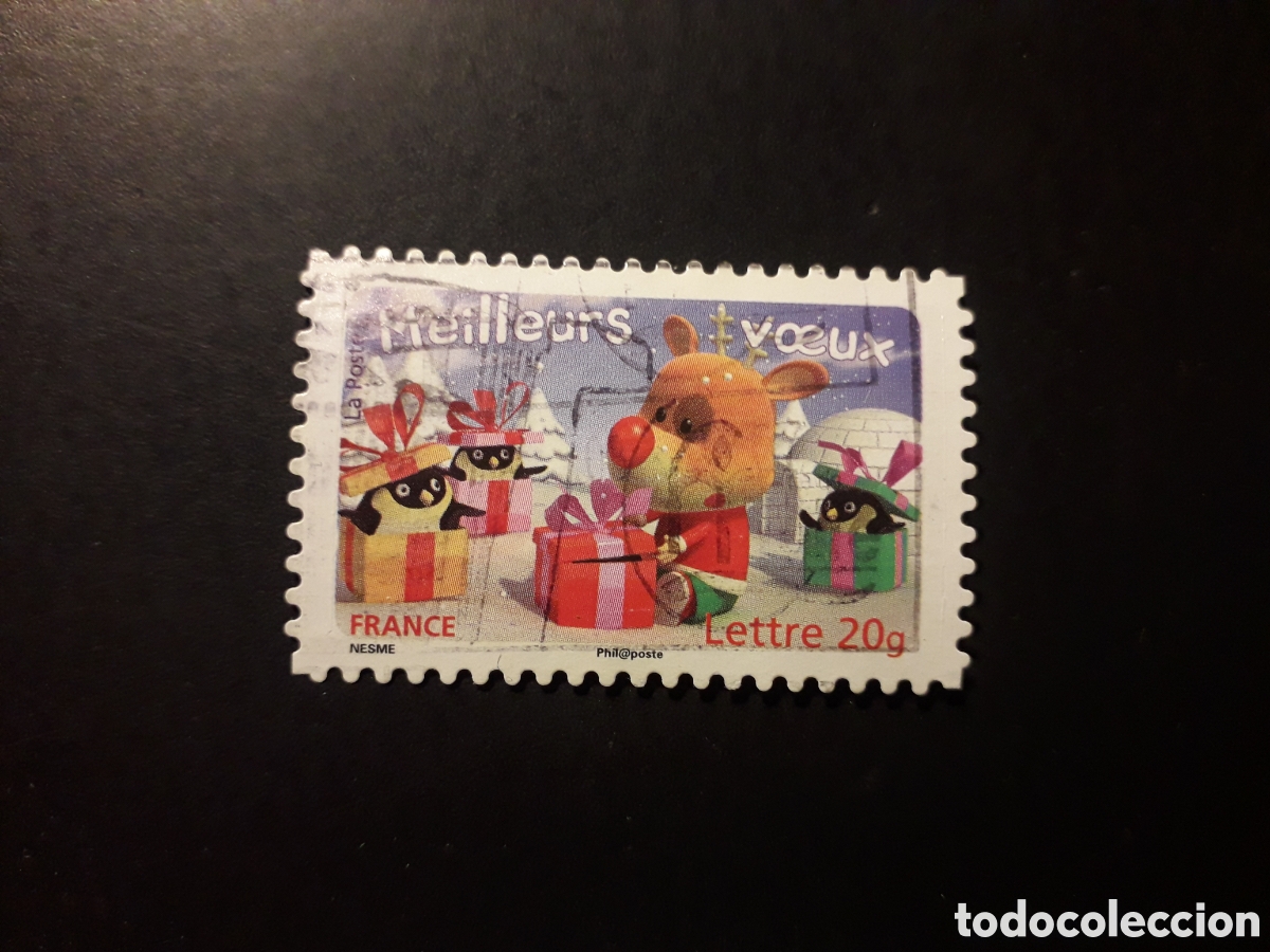 Sellos: FRANCIA YVERT AD 101 SELLO SUELTO USADO 2006 FELICITACIONES NAVIDAD PEDIDO M&Iacute;NIMO 3&euro;