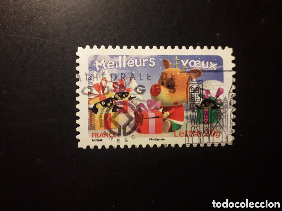 Sellos: FRANCIA YVERT AD 101 SELLO SUELTO USADO 2006 FELICITACIONES NAVIDAD PEDIDO M&Iacute;NIMO 3&euro;