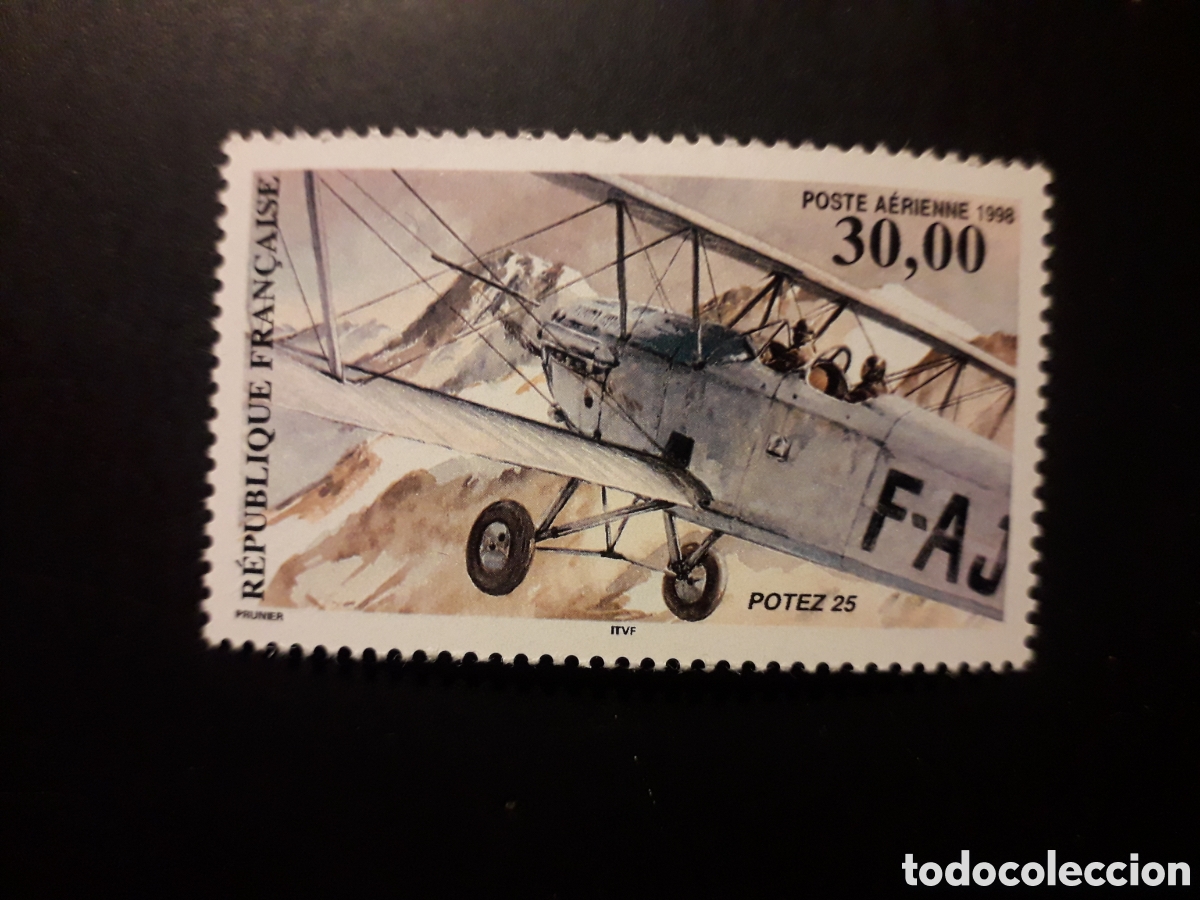 Sellos: FRANCIA YVERT A 62 SERIE COMPLETA NUEVA *** 1998 AVIONES, AVIACI&Oacute;N PEDIDO M&Iacute;NIMO 3&euro;