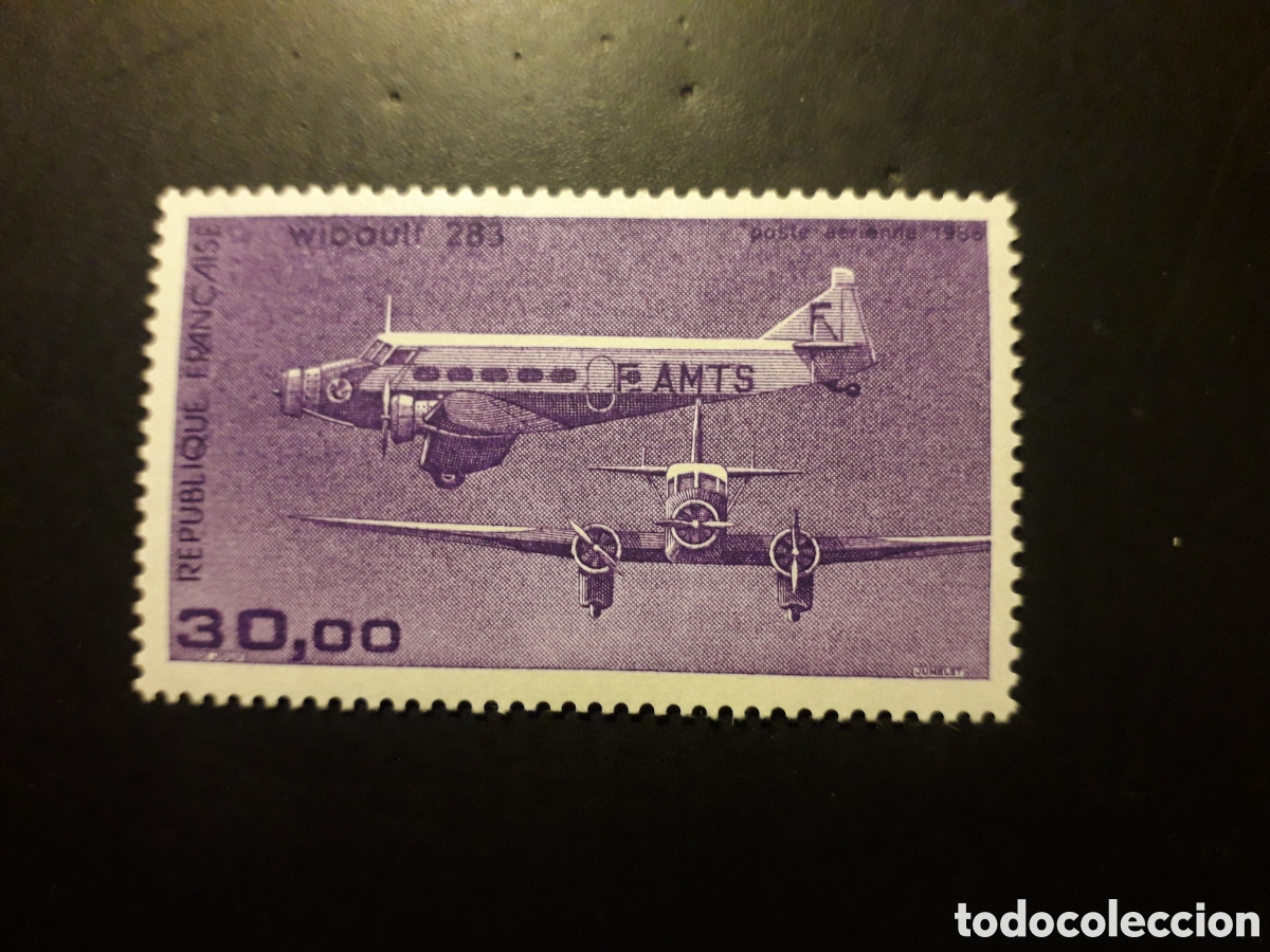 Sellos: FRANCIA YVERT A 59 SERIE COMPLETA NUEVA *** 1986 AVIONES, AVIACI&Oacute;N PEDIDO M&Iacute;NIMO 3&euro;