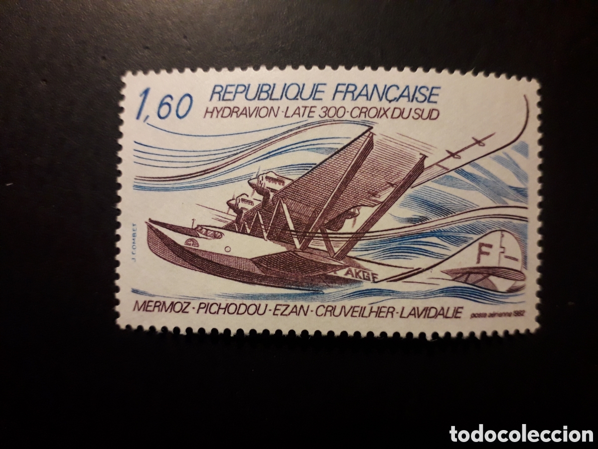 Sellos: FRANCIA YVERT A 56 SERIE COMPLETA NUEVA *** 1982 AVIONES, AVIACI&Oacute;N PEDIDO M&Iacute;NIMO 3&euro;