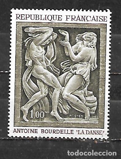 Sellos: 1968: Escultura - &rdquo;El baile&rdquo;. Antoine Bourdelle (MNH**)