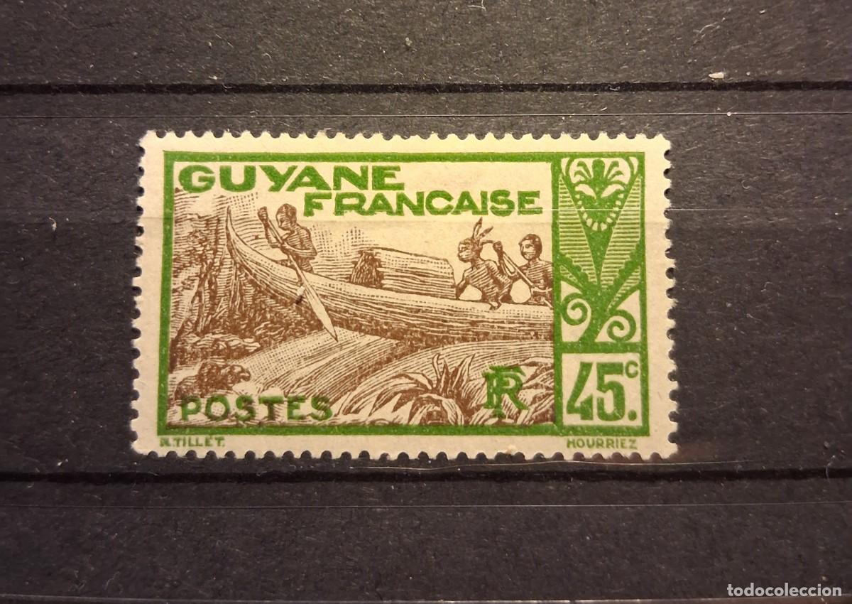 Sellos: FRANCIA, GUAYANA FRANCESA, 1929, CAT.YT.119.