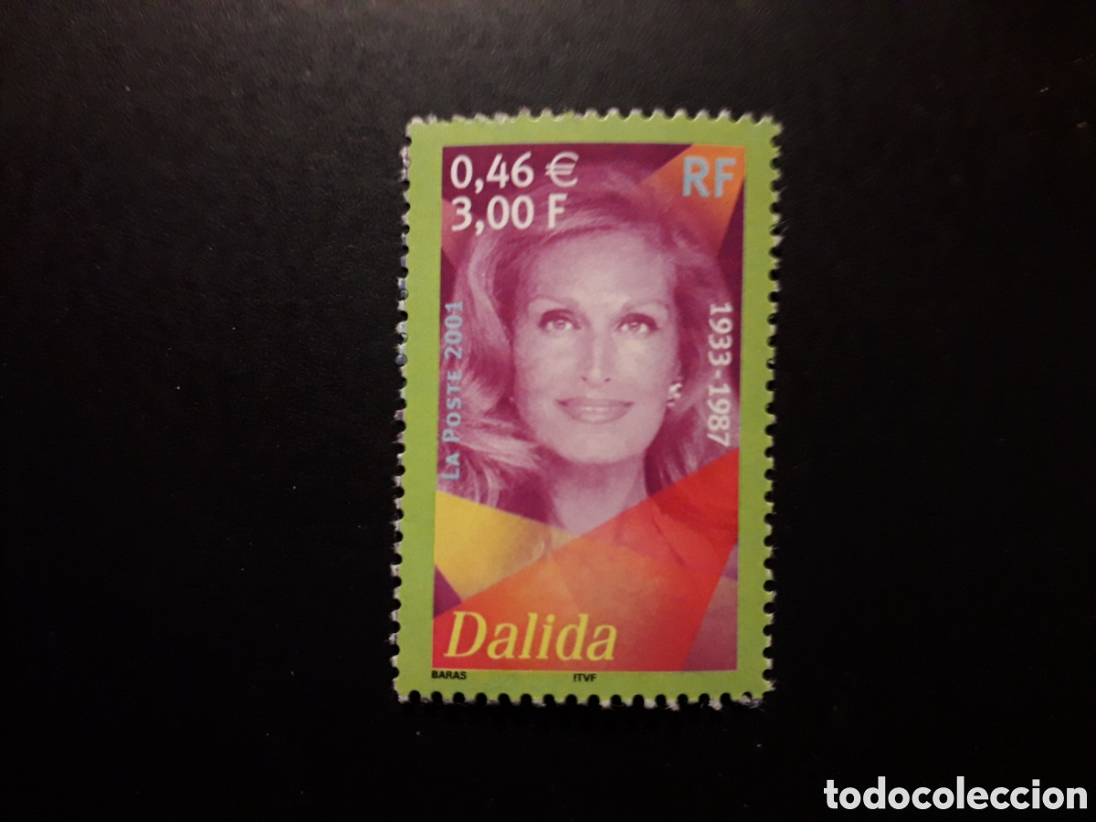 Sellos: FRANCIA YVERT 3394 SELLO SUELTO NUEVO *** 2001 DALIDA CANTANTES M&Uacute;SICA PEDIDO M&Iacute;NIMO 3&euro;