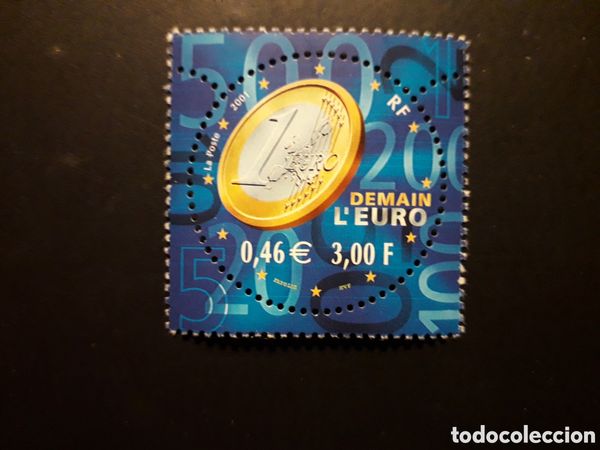 Sellos: FRANCIA YVERT 3402 SERIE COMPLETA NUEVA *** 2001 EURO, MONEDAS, NUMISM&Aacute;TICA M&Iacute;NIMO 3&euro;