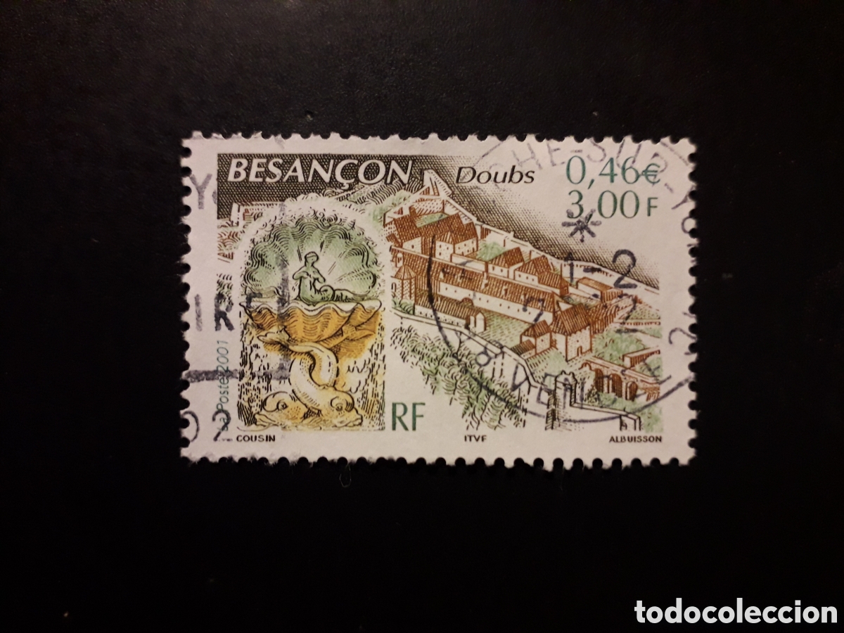 Sellos: FRANCIA YVERT 3387 SERIE COMPLETA USADA 2001 TURISMO, BESAN&Ccedil;ON PEDIDO M&Iacute;NIMO 3&euro;