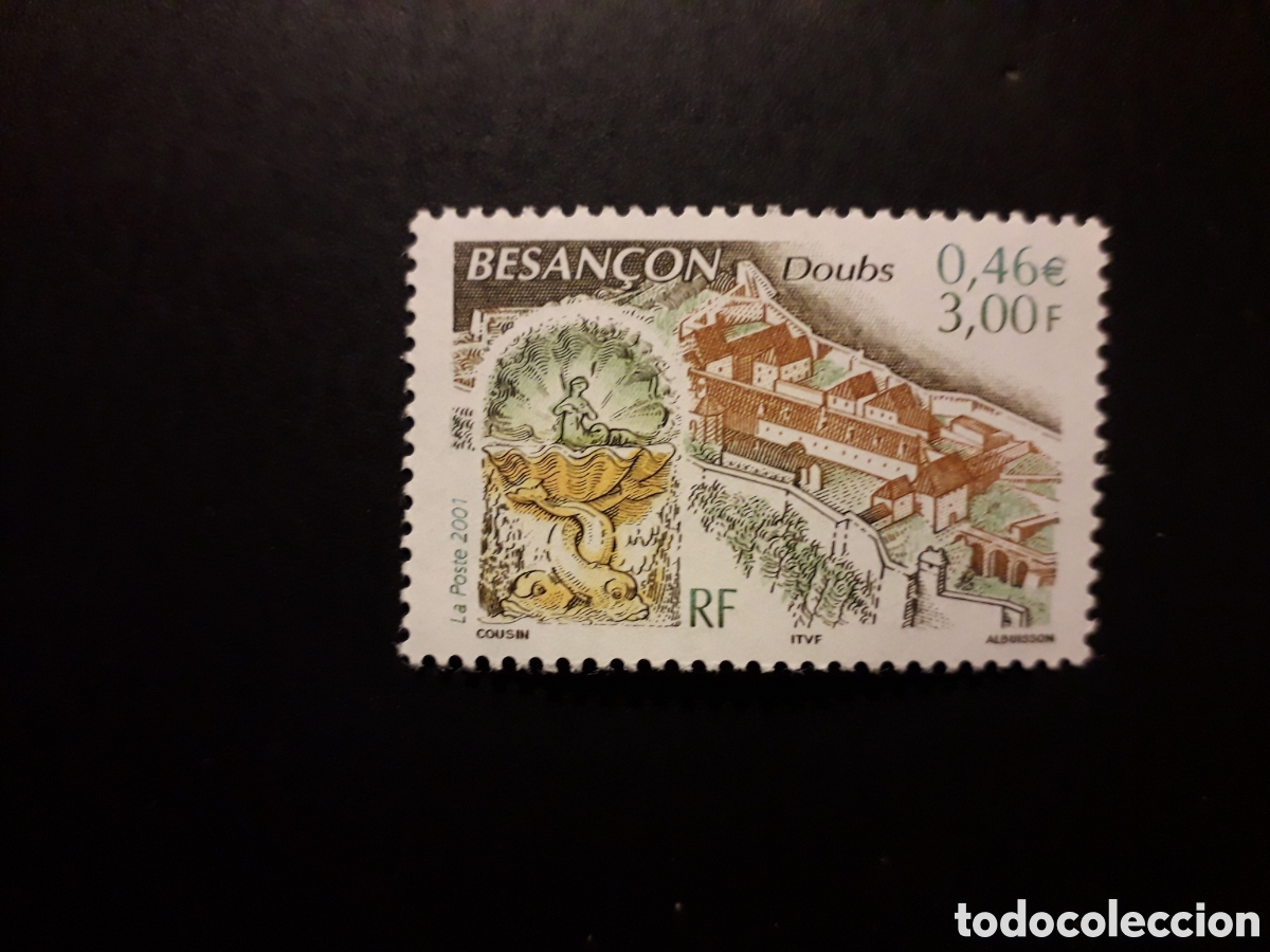 Sellos: FRANCIA YVERT 3387 SERIE COMPLETA NUEVA *** 2001 TURISMO, BESAN&Ccedil;ON PEDIDO M&Iacute;NIMO 3&euro;