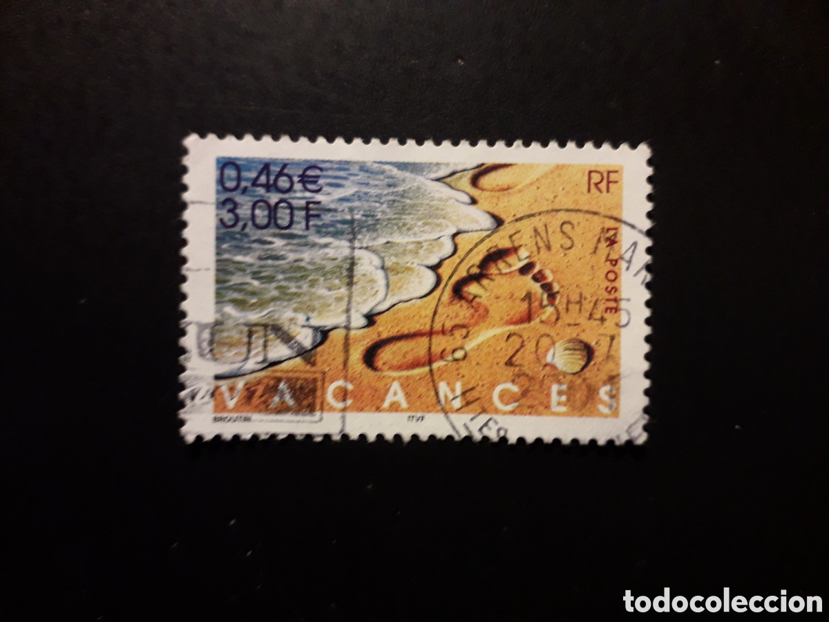 Sellos: FRANCIA YVERT 3399 SERIE COMPLETA USADA 2001 VACACIONES PEDIDO M&Iacute;NIMO 3&euro;