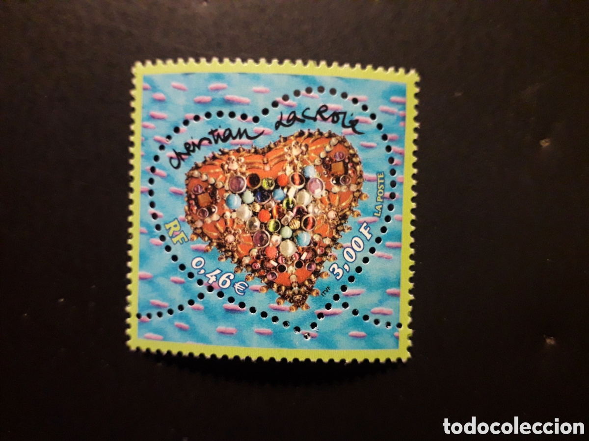 Sellos: FRANCIA YVERT 3368 SERIE COMPLETA NUEVA *** 2001 SAN VALENT&Iacute;N CORAZON C LACROIX PEDIDO M&Iacute;NIMO 3&euro;