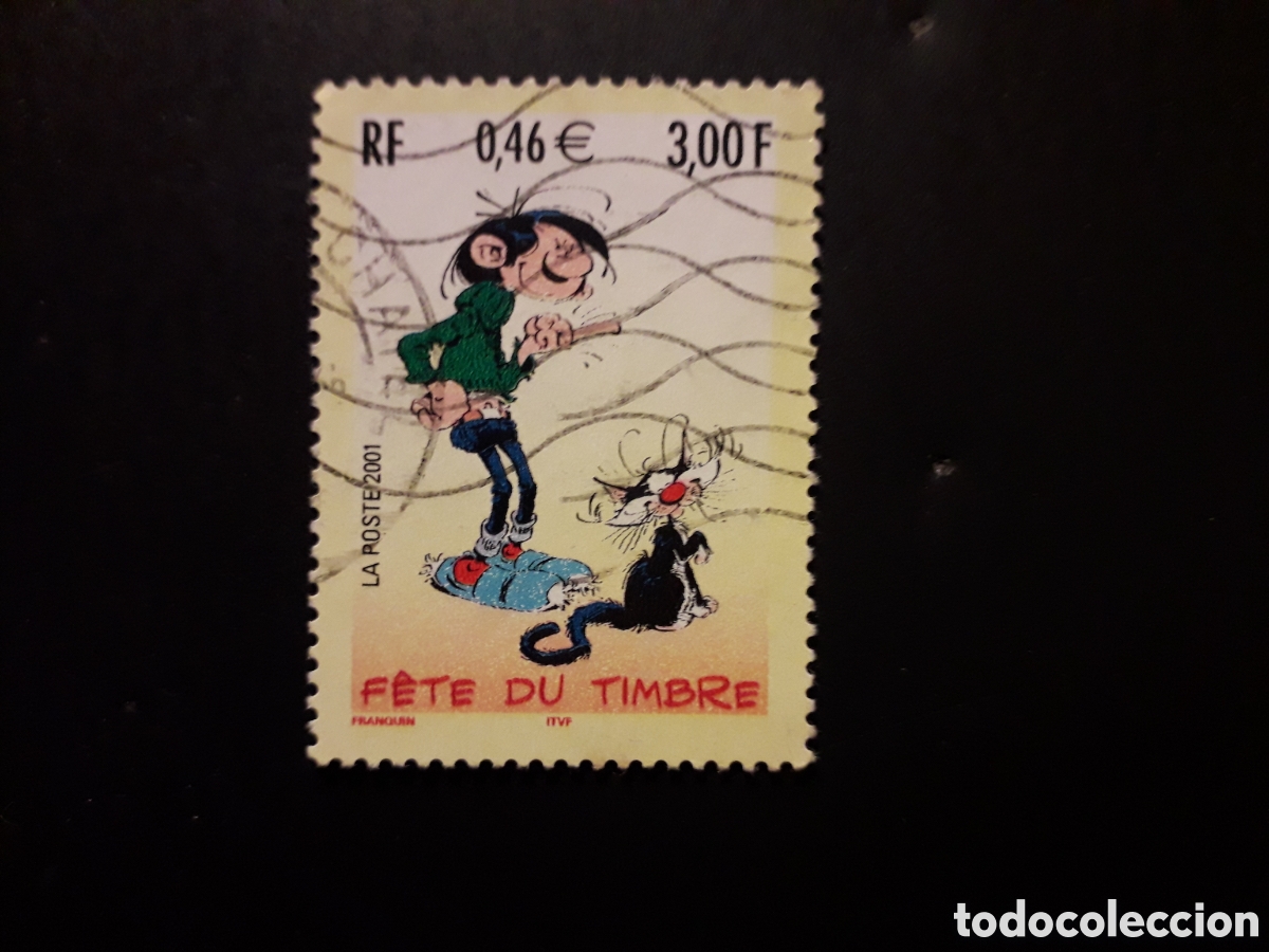 Sellos: FRANCIA YVERT 3370 SERIE COMPLETA USADA 2001 C&Oacute;MICS, MARSU, PEDIDO M&Iacute;NIMO 3&euro;