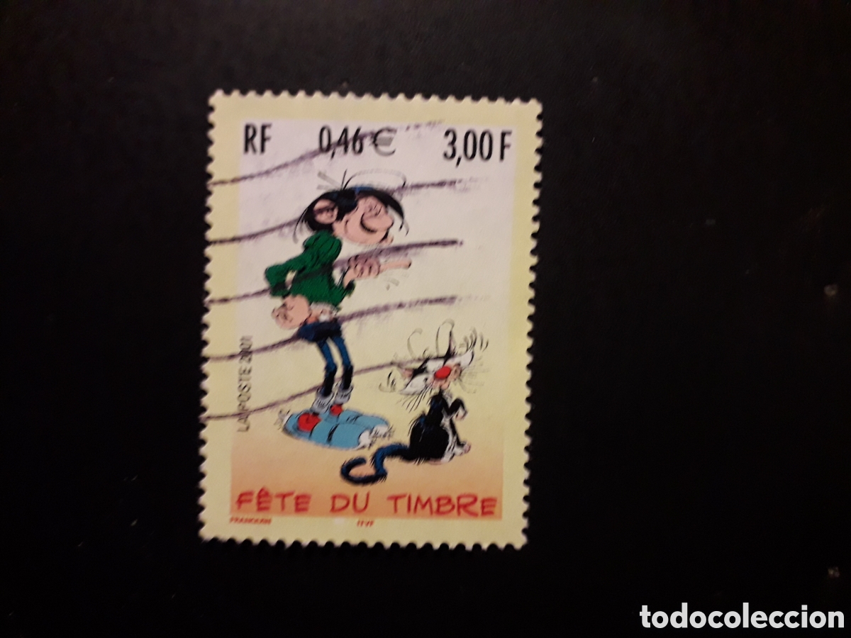 Sellos: FRANCIA YVERT 3370 SERIE COMPLETA USADA 2001 C&Oacute;MICS, MARSU, PEDIDO M&Iacute;NIMO 3&euro;