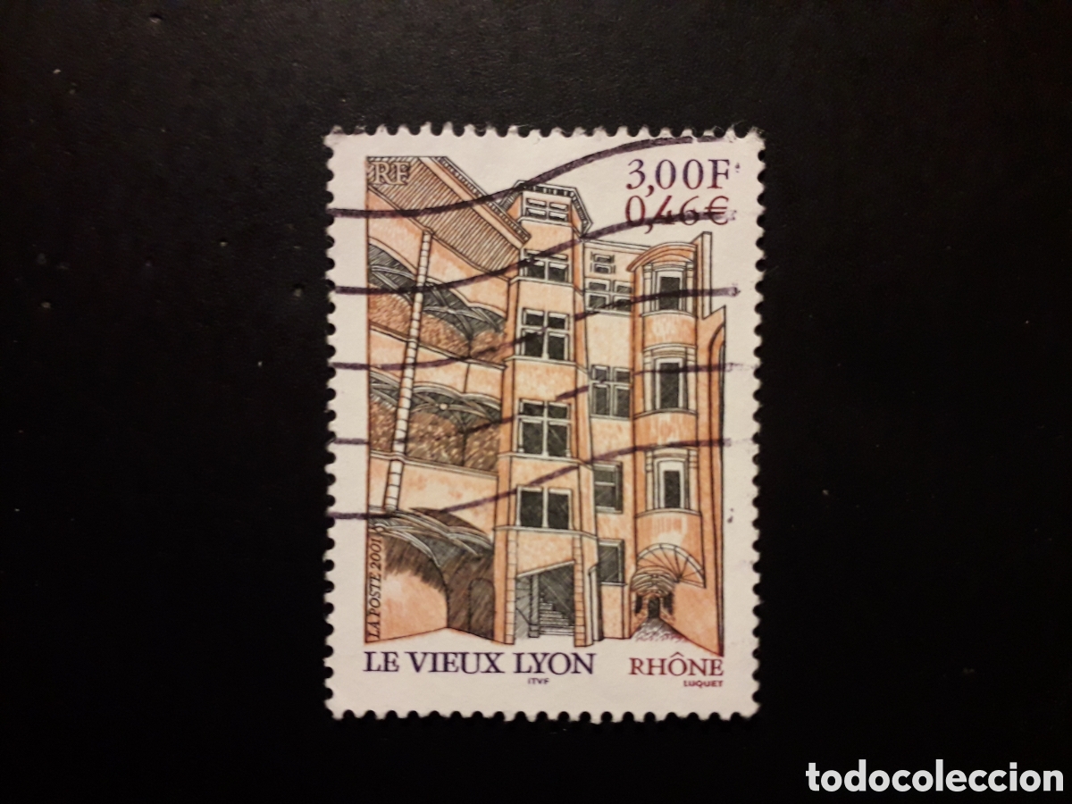 Sellos: FRANCIA YVERT 3390 SERIE COMPLETA USADA 2001 LYON PEDIDO M&Iacute;NIMO 3&euro;
