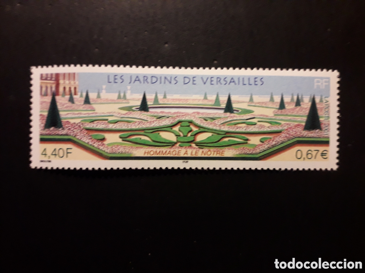 Sellos: FRANCIA YVERT 3389 SERIE COMPLETA NUEVA *** 2001 JARDINES DE VESAILLES, PEDIDO M&Iacute;NIMO 3&euro;