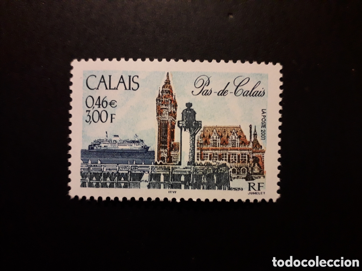 Briefmarken: FRANCIA YVERT 3401 SERIE COMPLETA NUEVA *** 2001 TURISMO, CALAIS, FARO, BARCOS, PEDIDO M&Iacute;NIMO 3&euro;