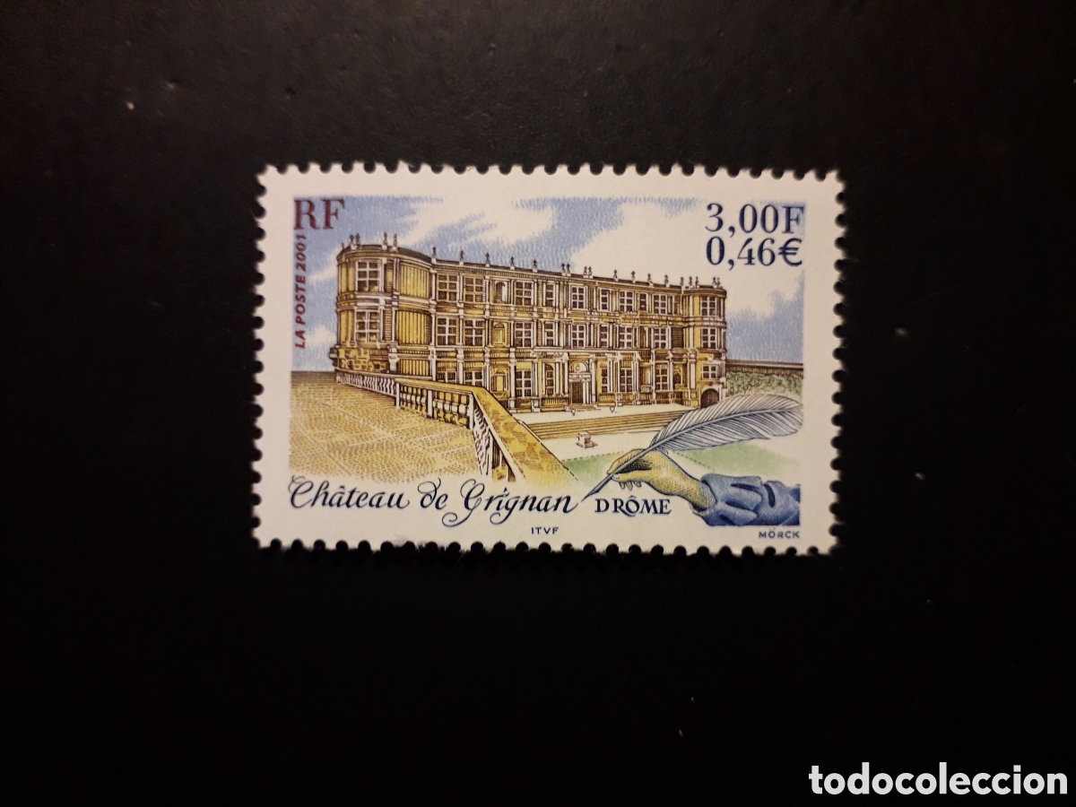 Sellos: FRANCIA YVERT 3415 SERIE COMPLETA NUEVA *** 2001 TURISMO, CASTILLO DE GRIGNAN, PEDIDO M&Iacute;NIMO 3&euro;